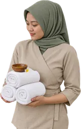 Ilustrasi pekerja Spa Therapist