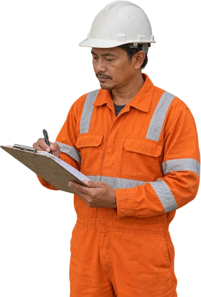 Ilustrasi pekerja Diamond Core Driller