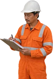 Ilustrasi pekerja Diamond Core Driller