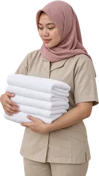 Ilustrasi pekerja Laundry Worker